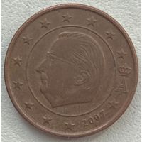 Бельгия 1 евроцент 2007 г.