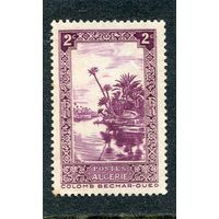 Французский Алжир. Ландшафт. Пальмовая роща Узд Бешар. 2фр.