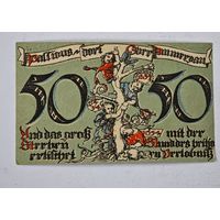 1921 год 50  пфеннигов  Германия нотгельд