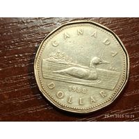Канада 1 доллар 1988