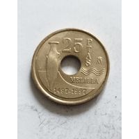 Испания 25 песет Мелилья 1997