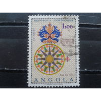 Ангола, колония Португалии, 1969. 500 лет со дня рождения Васко да Гама, роза ветров