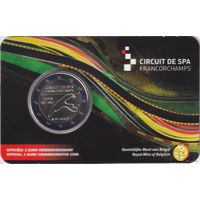 2 евро 2025 Бельгия Автотрасса Спа-Франкоршам блистер BU