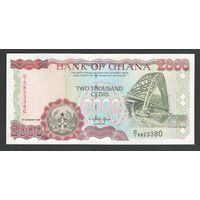 Гана 2000 седи 1995 года. Тип P-30b. Состояние UNC!