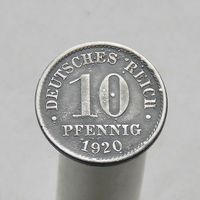 Германия 10 пфеннигов 1920 (ЦИНК)