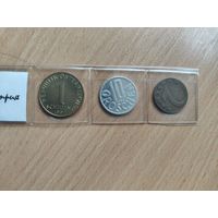 3 монеты Австрии
