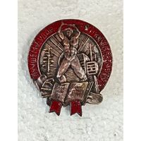 Знак ранних советов - Лучшему ударнику Беломоро-Балтийского Канала ОГПУ - реплика