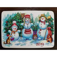 Календарик карманный 2019г новый год