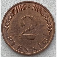 Германия 2 пфеннига 1968 г. D