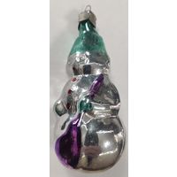 Елочная игрушка СССР.Снеговик.