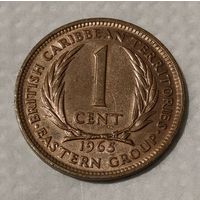Восточные Карибы 1 цент, 1965 (14-8-22)