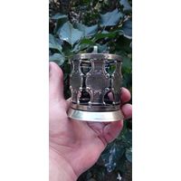 ПОДСТАКАННИК  ЛАТНЫЙ  МЕЛЬХИОР СССР  ОРИГИНАЛ  .  Распродажа Коллекции !!! . Экспресс  Аукцион  с рубля без МПЦ и прочего 3 ДНЯ  .Много лотов в продаже .