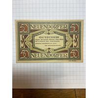 50 пфеннигов (нотгельды) г. Германия Нюендорфер-1201