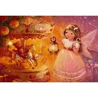 Открытка чистая 10х15 см. Художница Екатерина Бабок ( 2014 год )