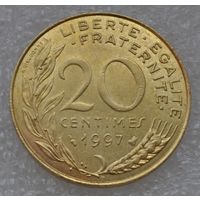 Франция, 20 сантимов 1997 г.