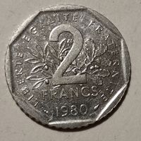 Франция 2 франка, 1980 (14-1-3)