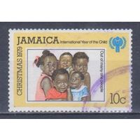 [280] Ямайка 1979. Дети.Защита прав детей. Гашеная марка.