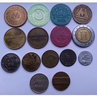 Коллекция жетонов 15 штук