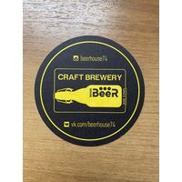 Подставка под пиво пивоварни BeerHouse /Челябинск, Россия/