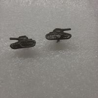 Эмблемы танкисты ВС СССР, полевые, сталь, новые!