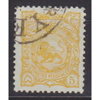 Персия Иран 1899 год  лот 4 (8) герб Лев