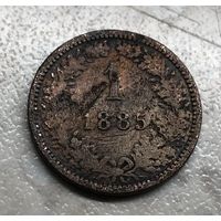1 крейцер Австрия (Австро-Венгрия) 1885 г.