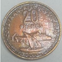 8.4 Сомали французское 20 франков 1952