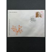 Польша 1990 КПД с маркой "100 лет со дня рождения Романа Козловского" (спецгашение) Mi.3264 каталог 0.50 евро