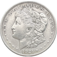 Доллар 1921 Морган Серебро 900