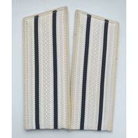 Погоны старшего офицерск.состава на белую тужурку ВМФ СССР обр.1973г.