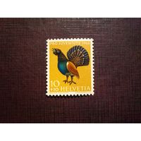 Швейцария 1968 г.Западный глухарь./09а/