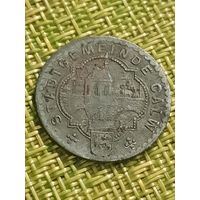 Нотгельды Кальв 10 пфеннигов 1918 г. (Zn)