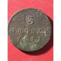 3 гроша 1811г.