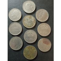 Крупные монеты Испании 25 песет