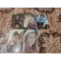 Календарик,артисты,1990-1991