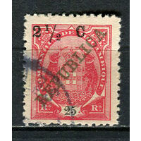 Португальские колонии - Мозамбик (Comp de Mocambique) - 1916 - Надпечатка нового номинала 2 1/2С на 25R - [Mi.97] - 1 марка. Гашеная.  (Лот 21HX)-TG3P35