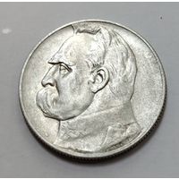 5 злотых 1934, Пилсудский, красивая патина, состояние!