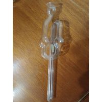 Гидрозатвор стеклянный для брожения вина из СССР