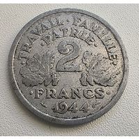 Франция 2 франка 1944 В 3-9-17