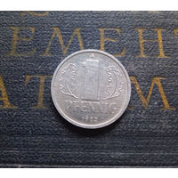 1 пфенниг 1983 (A) Германия ГДР #13 AU