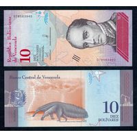 Венесуэла 10 боливар 2018 год, UNC.