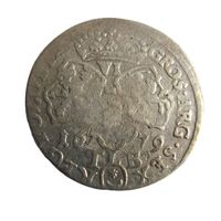 6 грошей 1679 TLB на реверсе, большой портрет.Ян III Собесский Bydgoszcz - большие TLB редкость R2