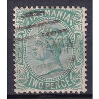 27.Aust. Великобритания. Австралийские штаты. Тасмания. Виктория. Стандарт. 1878 г. 2p. Mi.#31.