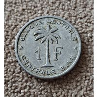 Руанда-Урунди 1 франк, 1958