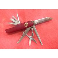 Нож Перочинный * Складной * Реплика на WENGER * 8 функций * 85 мм