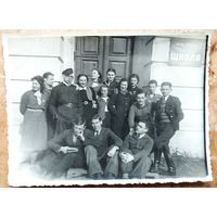 Фото школьников. Ошмяны. 1941 г. 8х11 см.