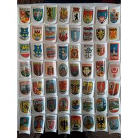 Переводные картинки DDR "На память о Германии". Герб-эмблема немецких городов ГДР.