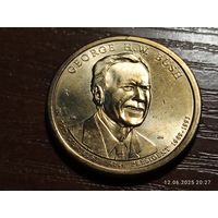 США 1 доллар 2020 Президент Джордж Буш Р
