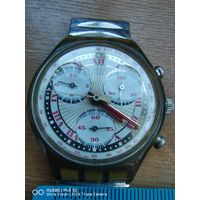 Часы Swatch хронограф 1993 года на полном и точном ходу трёхдневный аукцион