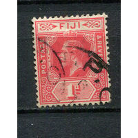 Британские колонии - Фиджи - 1912/1923 - Король Георг V 1Р - [Mi.58a] - 1 марка. Гашеная.  (Лот 21HE)-T41P1